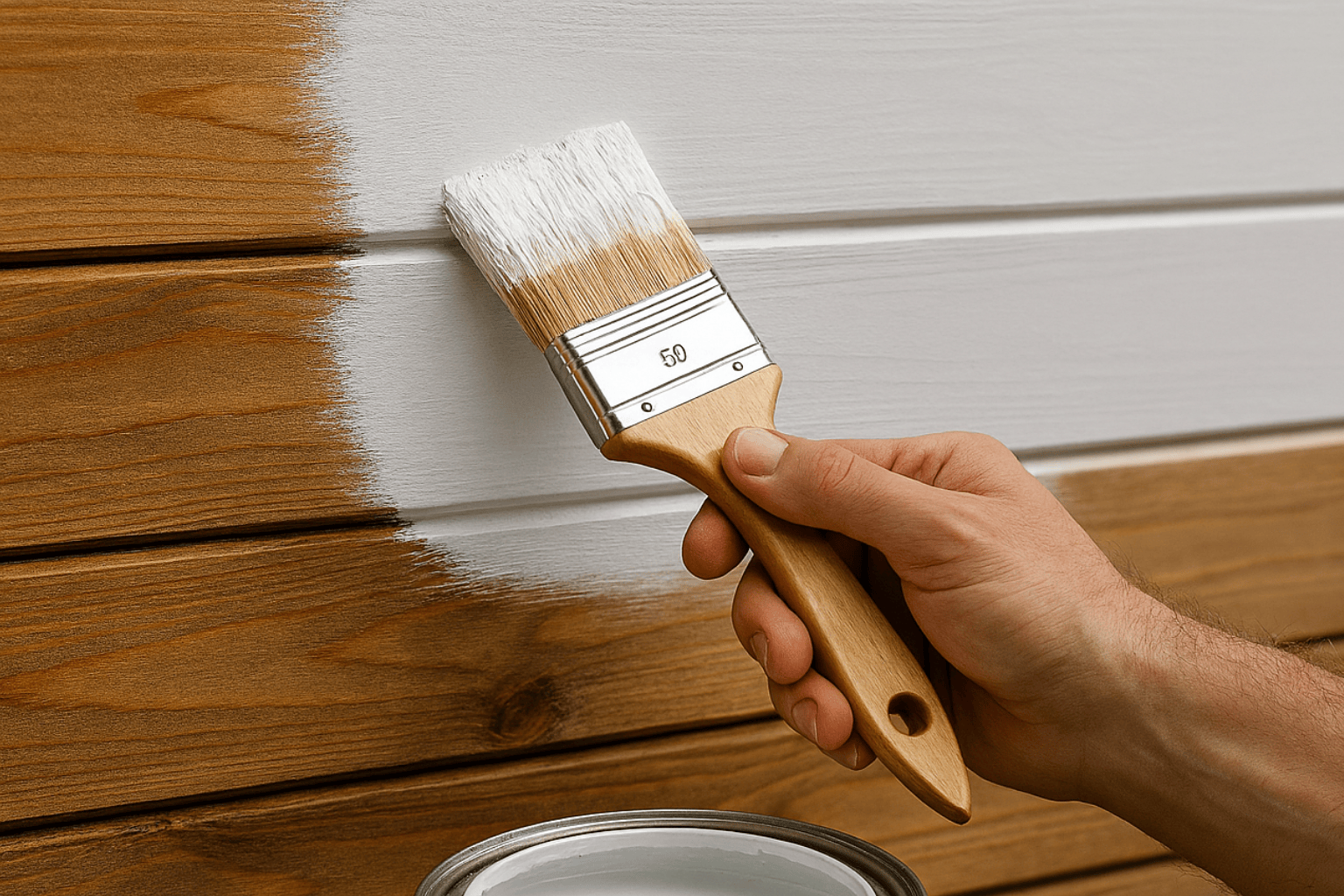 peinture sur lasure