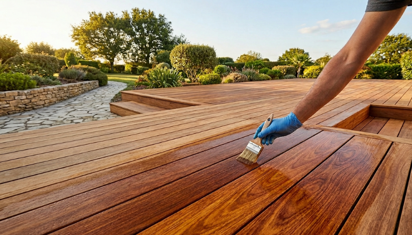 Comment appliquer un saturateur pour bois, terrasse extérieure ?